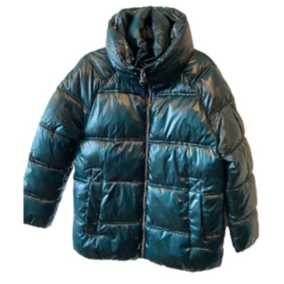 KENNETH COLE New York Box Quilted Puffer Coat with Removable Hood size XL NEW - Picture 3 of 11